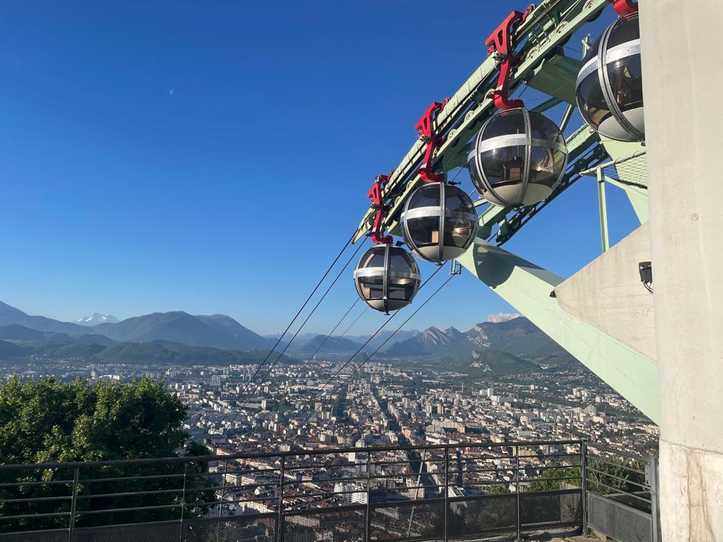 Vue téléphérique Grenoble